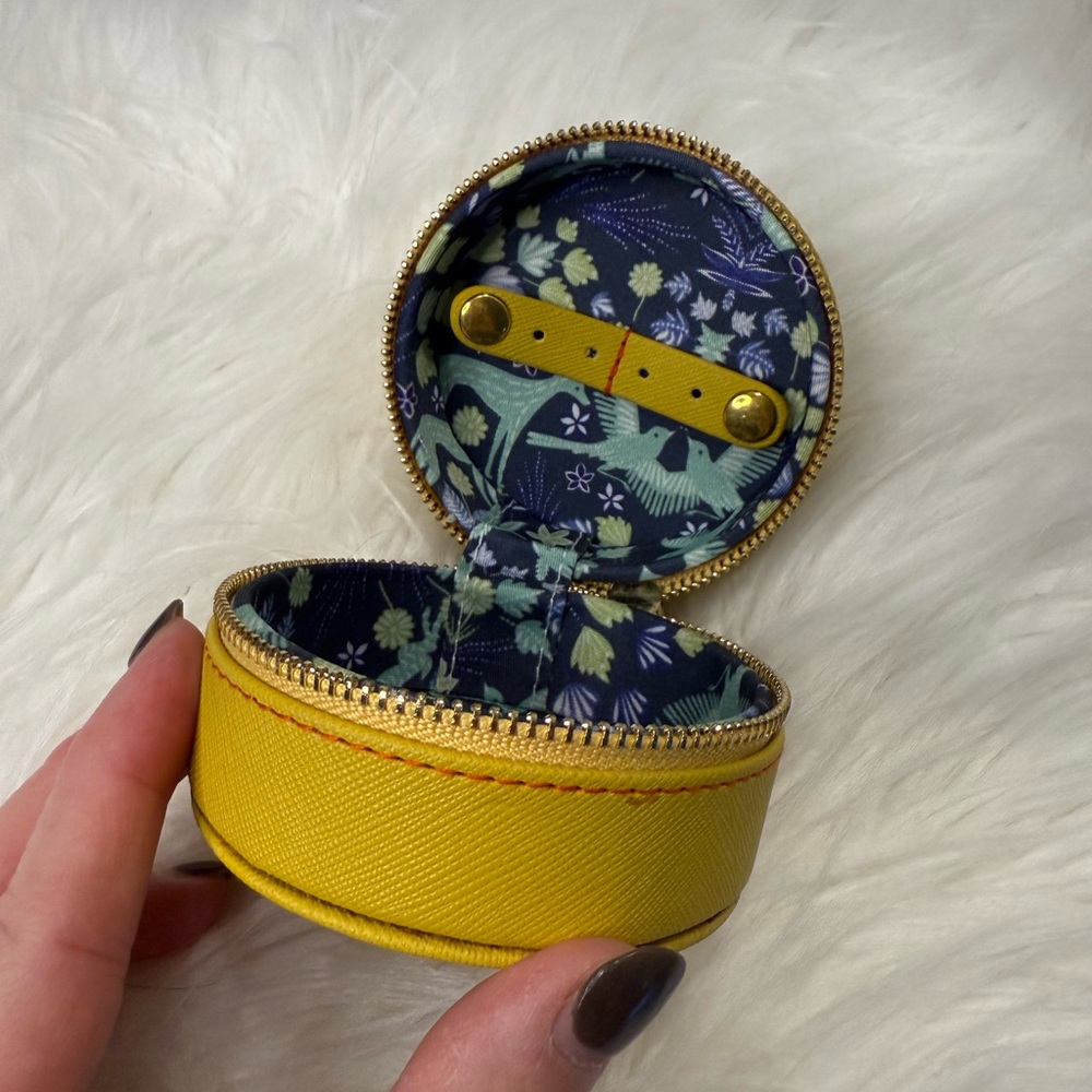 Anthropologie Ondine Catchall Pouch - Mustard Yellow - Picture 11 of 15